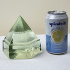 Vtg Large 5  Nautical Maritime Light Green Ship Deck Looking Glass Prism Light