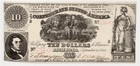 T-30 Confederate  10 1861 Sweet Potato Pmg Au53 Bright White Ppr Hi Grade Beauty