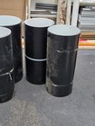 Tri-built Smooth Aluminum Trim Coil Roll  Black white  1 Roll