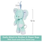 Gund Baby Tinkle Crinkle Pull And Play One Size  Down Elephant 12 