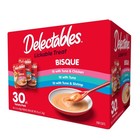 Hartz Delectables Bisque Lickable Wet Cat Treats Variety Pack  30 Count
