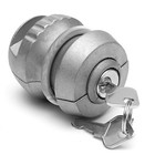 2  Tow Ball Trailer Coupler Hitch Lock Heavy-duty Caravan Anti Theft Security