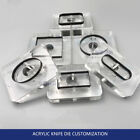 Custom Made Leather Cutting Die Knife Mould Japan Steel Blade Acrylic Base Punch