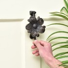 Antique Sunflower Iron Door Knocker 6 25  Rustic Front Door Decorative Hardware