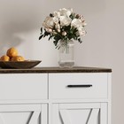 Buffet Cabinet With 4 Doors  Modern Farmhouse 55  Large Sideboard Table Stora   