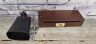 Vintage  Lp - Latin Percussion Wood Block And Cowbell With Bass Drum Hoop Mount 