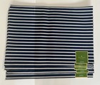 Nwt Kate Spade Ny Harbour Drive 6 Placemats Classic Navy Blue White Stripe