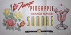 1950s Tango Pineapple Orange Sundae Richardson Ice Cream Advertising Diner Sign