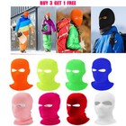 Hot 2 Hole Full Face Ski Mask Winter Cap Balaclava Hood Beanie Warm Tactical Hat