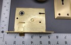 Vintage Mcm Mortise Lockset Knobs Plates Door Lot With Plates Nos Parts