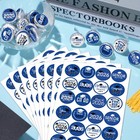 240pcs Class Of 2026 Graduation Stickers congrats 0 75 Inches  Blue White