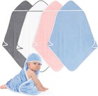 Hooded Towel For Newborn  Soft Coral Fleece Baby Towels  Ultra