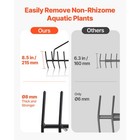 24x8 7 In Pond Aquatic Weed Rake Double-sided Lake Weed Removal Rake 30ft Rope