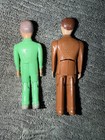 Vintage Renwal Dollhouse Jointed  44  42 Brown Armyarticulate Father And Son Dad