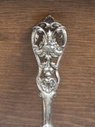 Antique Emile Puiforcat Bacchus W Floral Back French Silver Paris Spoon 1892 