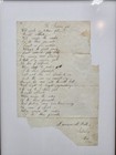 Rare Ooak 1847 Handwritten Poem    the Indian Girl    Signed Salisbury Massachusetts