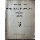 1925 A Laboratory Guide And Note Book In Biology Arthur G Clement Antique Book