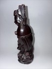 Vintage Hand Carved Wood resin Figure Confucius 7 50    Tall