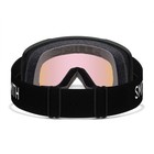 Smith Tribute Ski   Snow Goggles Black Frame  Blue Sensor Mirror Lens  Small Fit