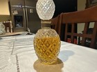 Vintage Late 60s French Cut Glass Perfume Bottle Blason 80   Sealed