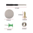 Car Roof Liner Ceiling Kit 60pc Repair Buckle Sagging Headliner Pins Rivet Snap