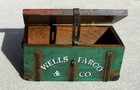 Wells Fargo Handmade Stagecoach Strong Box Small Vintage Replica 6  X 3    X 3   