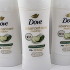 Dove Advanced Invisible Antiperspirant Deodorant  Cucumber   Cactus Water 4 Pack