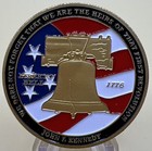   Don t Tread On Me Challenge Coin  United We Stand And Liberty Bell On Back