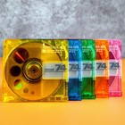 Set Of 5 Maxell Billiard Colors Mini Discs  74 Minutes With Slip Cases