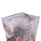 Flat Clear Silver Mylar Quickqlick    Resealable Bags 7x13cm 2 8x5 1  -various Qty