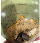 Ohio Art Co Tin Litho World Globe Zodiac Base Africa Europe Map Vtg 1930s