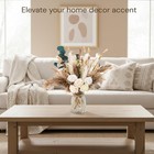 100-pcs Artificial Flowers With Vase Dining Table Centerpiece Home Decor