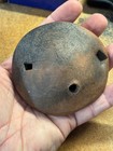 Vtg Antique  Handmade Fired Clay Pottery Ocarina Flute Maker Marked Unknown