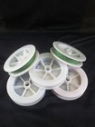  1  Green W  White Genuine Irish Linen Single Pool Billiard Cue Wrap Spool