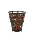 Pier 1 Imports Beaded Tea Light Candle Holder Basket Boho Vintage Y2k 2000s