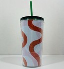 New 2024 Starbucks  that Loving Feeling  16 Oz  Acrylic Cup   Straw