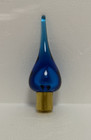 Blenko Glass Lamp Finial - Turquoise