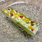 Fake Faux Food Appetizer Cream Cheese Stuffed Celery Home Stage Display Propscm3