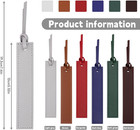 6 Pcs Leather Bookmarks With Tassel  Page Markers For Reading Lovers  Gift Set