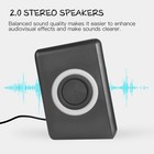 2 0ch Surround Sound Computer Speakers Usb Wired Powered Multimedia Gray