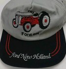 Vintage 90s Ford New Holland Tractor Embroidered Hat Farm Usa K Products Read  