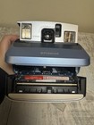 Polaroid One 600 Instant Film Blue Camera 100mm Focus Range Vintage Tested