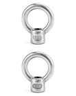 Qwork Lifting Eye Nut  4 Pack  1 2  Unc Marine Grade 1 2   4 Pack 