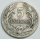 1924 Uruguay 5 Centesimos Km  21 Circulated Condition
