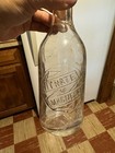 Early Blown Citrate Of Magnesia Embossed Medicine Bottle Clear Crown Top Dug Old