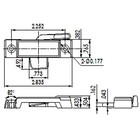 Universal Window Sash Lock-white Sweep Latch 3176white