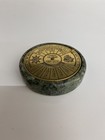 Vintage 1991-2030 Brass Marble 40 Year Perpetual Calendar Paper Weight Nautical