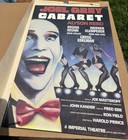 Cabaret 14x22 Window Card Poster Joel Grey Imperial Theatre Nyc Vintage