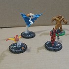 Heroclix Gold Ring Le Unique Lot 8 Marvel Dc Figures Vg