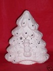 Ceramic Bisque   Ready To Paint   christmas Tree Lights Clip In Light Incl 